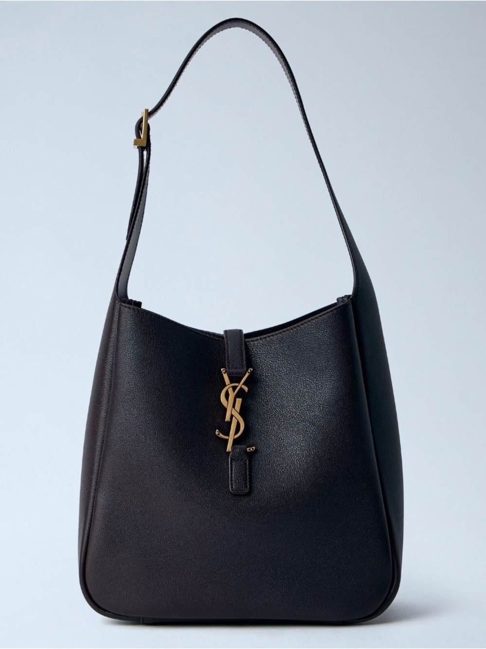 SAINT LAURENT Le 5 A 7 supple small hobo shoulder bag - Picture 1 of 5